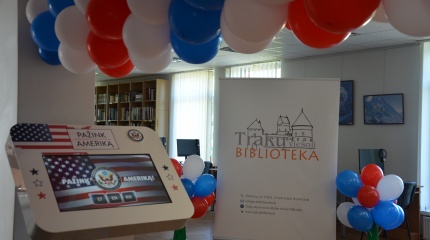 Liepos 17 d. Trakų viešojoje bibliotekoje atidaromas informacinis terminalas „Pažink Ameriką!“