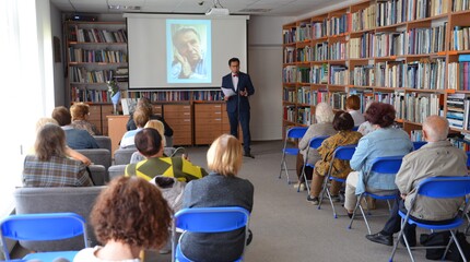 Poezijos vakaras su Robertu Šarknicku Trakų viešojoje bibliotekoje