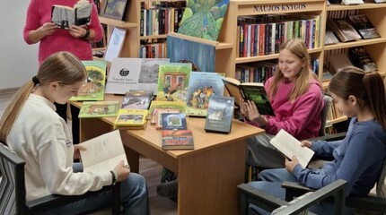 Šiaurės šalių literatūros savaitei skirtas renginys Grendavės bibliotekoje