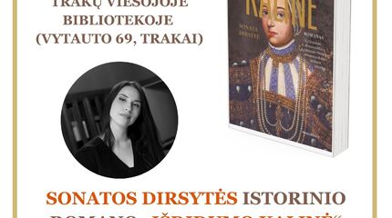 Istorinio romano „Išdidumo kalinė“ pristatymas